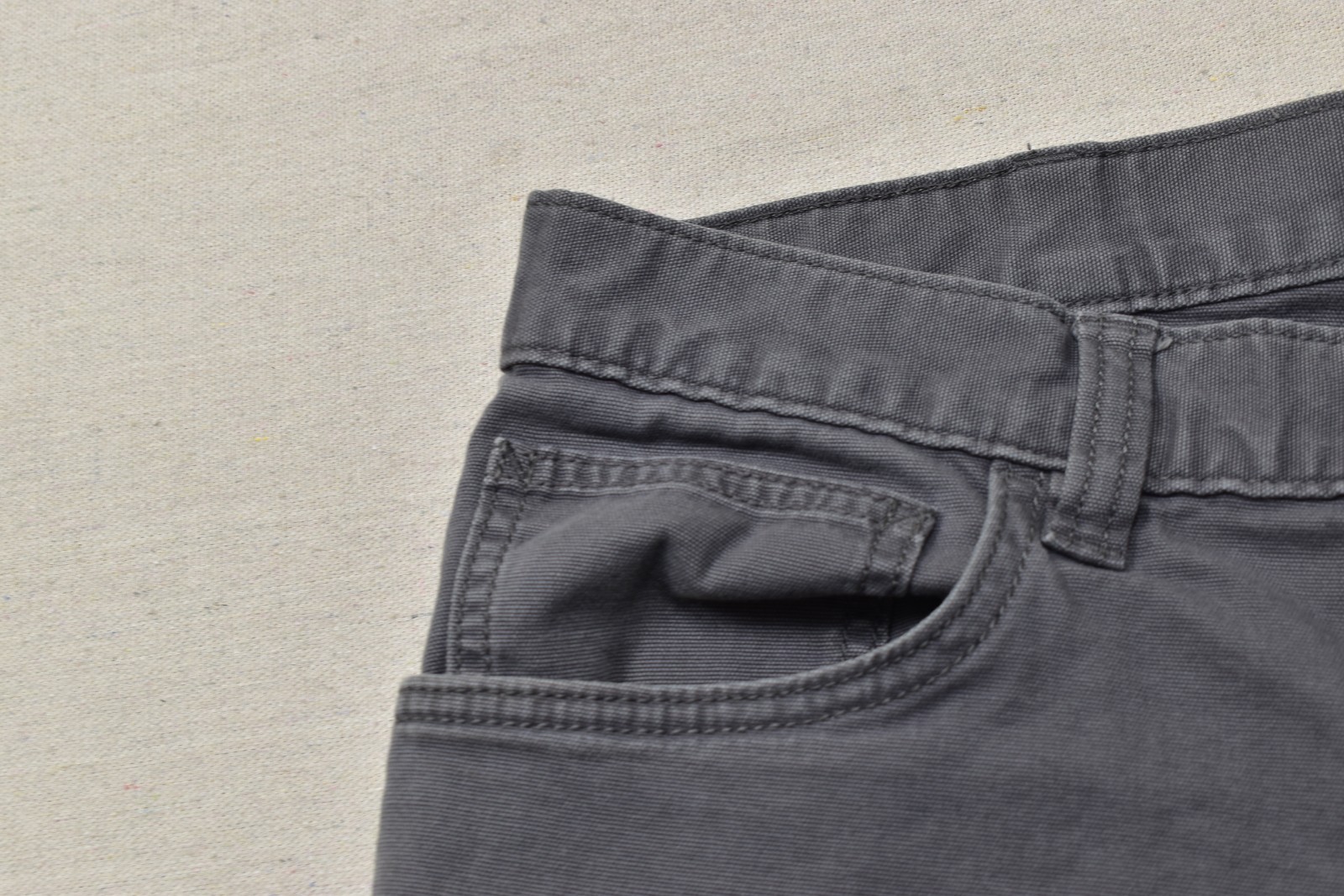 Carhartt Men's Rugged Flex Relaxed Fit Canvas 5-Pocket Work Pant Gray 36x32 thumbnail 11