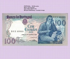 PORTUGAL  100 ESCUDOS  1981 (XF) P. 178 6450###