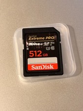 512GB SanDisk Extreme Pro 200MB/s V30 SD Card