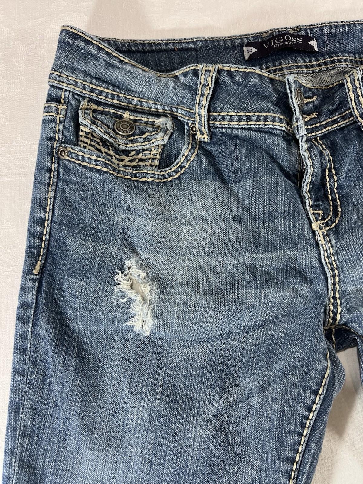 Vigoss Jeans Womens Bootcut Sz 9 30W