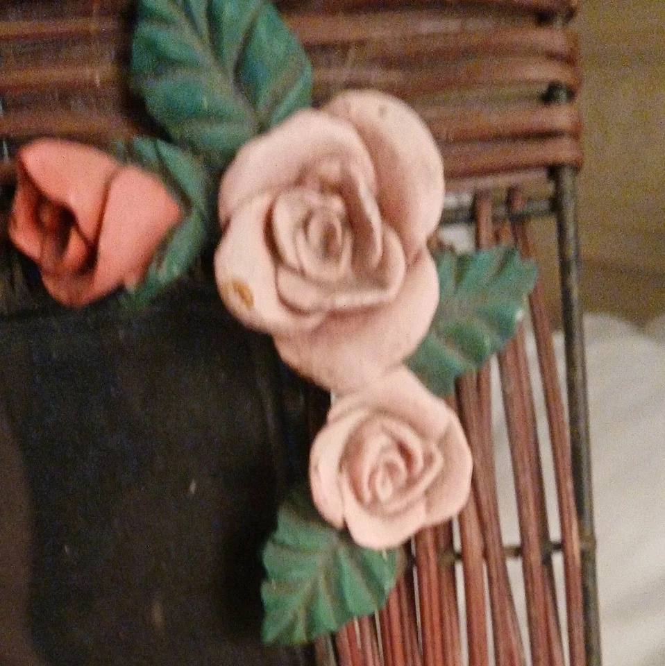 Marco de fotos tropical - ratán negro para arte o foto Tiki 5x7 8x10 11x14 1... Foto 2 de 4