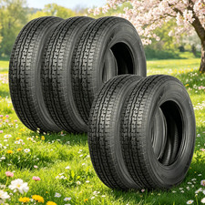 5pcs St17580r13 Trailer Tires 175 80 13 Radial 8pr Tubeless Load D Universal