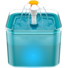 Automatic Cat Water Fountain - 67oz Pet Drinking Dispenser Bowl Supplies