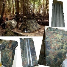 Bundeswehr Zweimannzelt oder Teile Zeltplanen,Heringen,Zelttaschen ,Gestänge   
