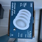 Feit Electric 4-Pack LED Recessed Downlights 5-6in Dimmable Adjustable Color ETL — photo 2