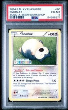 2014 Pokemon Xy Flashfire #80 Snorlax Build-A-Bear Workshop PSA 6