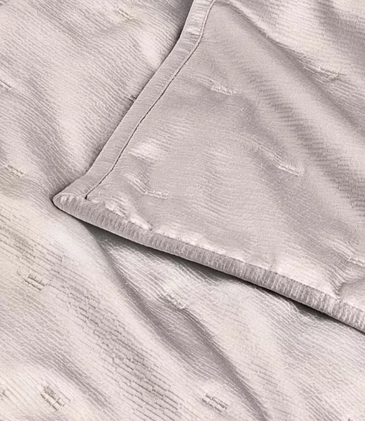 Hotel Collection "Glint" 3 Piece KING Coverlet Set In BLUSH! With Shams, New! - Image 4 of 4