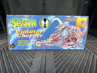 Todd McFarlane s Spawn Violator Chopper Vehicle w/ Super Size Violator FigureNIB