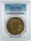 1921 Peace Dollar — photo from another recent sale