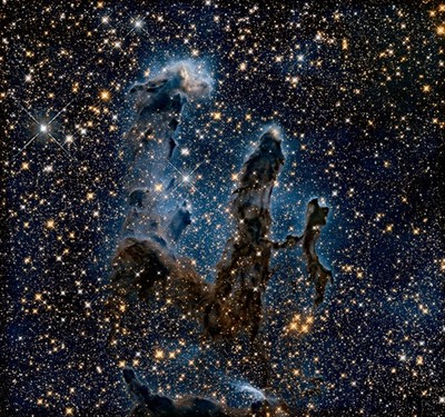 Pillars of Creation Eagle Nebula 1995 NASA Hubble Photo Reprint Wall Art