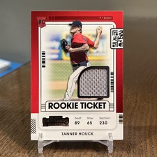 2021 Panini Contenders TANNER HOUCK Rookie Ticket Relic Card Patch RC #RTJ-TH