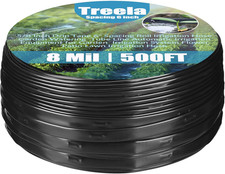 500Ft 5/8 Inch Drip Tape 6 Spacing Roll 8 Mil Irrigation Hose Garden Watering