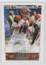 2014 Score Scorecard Andy Dalton #44 0f8