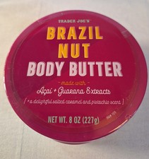 Trader Joe  s Brazil Nut Body Butter 8oz   Acai  Guarana   NEW  SEALED