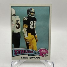 1975 Topps #282 Lynn Swann RC Rookie Card Pittsburgh Steelers. rookie card picture