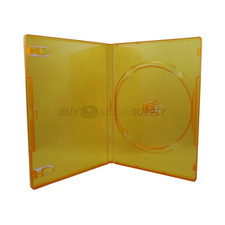 14mm Standard Clear / Orange Discs DVD Case Lot Of 200 Total
