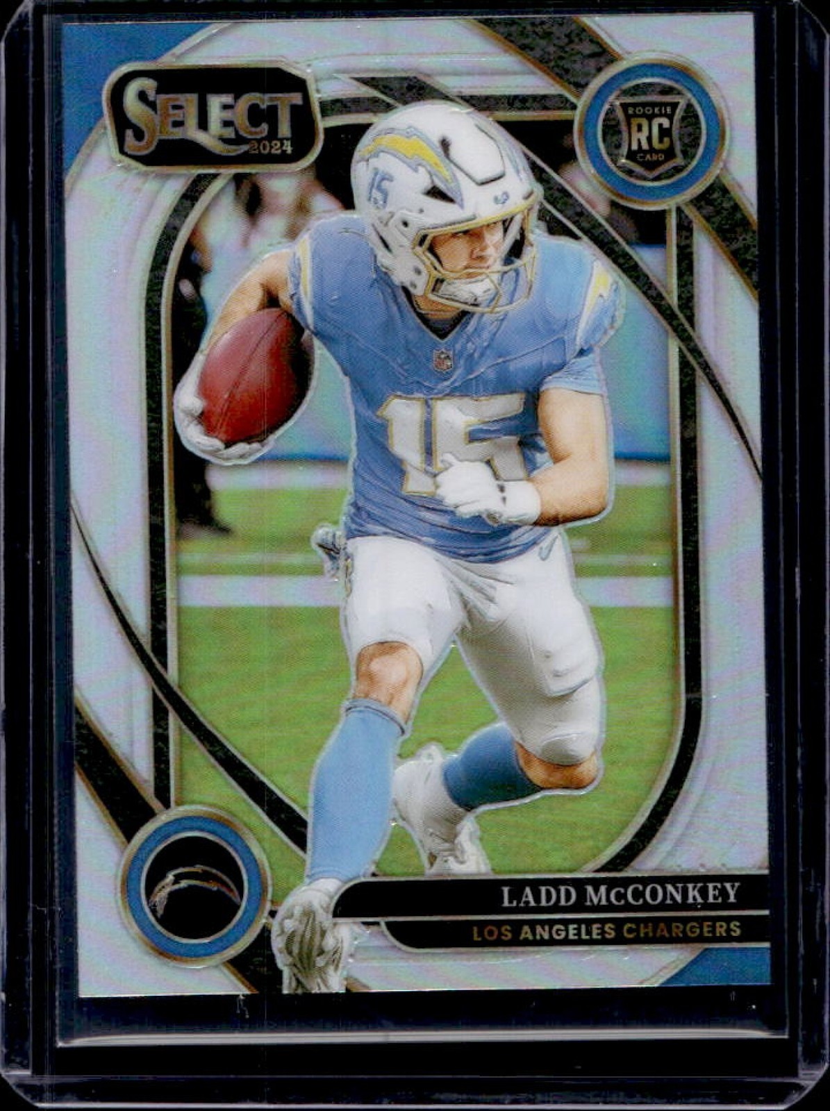 2024 Select Ladd McConkey Club RC Silver Prizm #268 Chargers