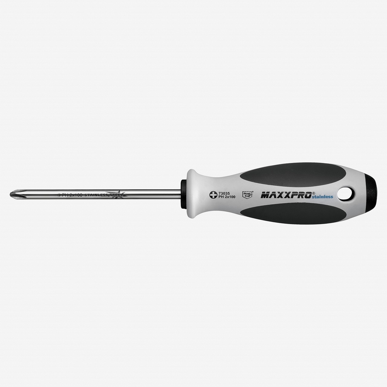 Witte MaxxPro Stainless Phillips Screwdriver, #2 x 100mm