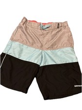 Gerry Boys Color Block Board Short Swim Trunks Size L 14-16 Excellent
