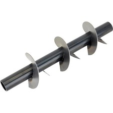 Speedway Auger Style Muffler 3 Inch Diameter