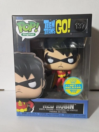 Funko Pop! Digital Teen Titans Go Red Robin #137 Legendary LE 1800