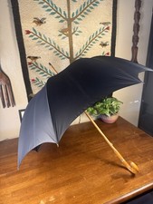 Swaine Adeney Brigg Royal Warrant Umbrella Queen Mother Wood Handle