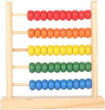 Miniature Counting Frame,5 Rows,Learning Mathematics Abacus