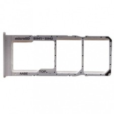 SIM TRAY FOR SAMSUNG GALAXY M02 M12 DUAL MICRO CARD ADAPTER WHITE