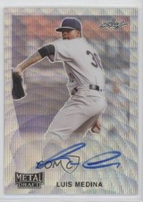 2020 Leaf Metal Draft 1990 Leaf Auto Silver Wave Luis Medina #LA-LM1 Auto 4z8