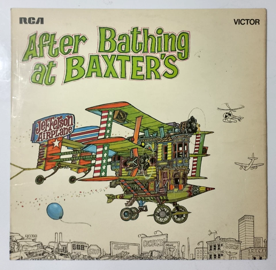 Vinyl LP Jefferson Airplane - After Bathing at BAXTER'S NM/VG+ 1970 Re-issue - Image 3 of 4