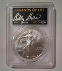 2025 $1 PCGS MS70 Silver Eagle FIRST Strike Billy Shaw Signature Legend Of Life