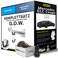 Anhängerkupplung abnehmbar für MERCEDES GLC Coupe +E-Satz NEU ABE