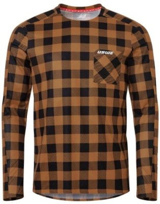 USWE Lightweight Mens MX Offroad Flannel Jersey Bronze