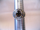 18K/SS Samuel Benham Smoky Quartz Ring sz 9.5 — photo 4