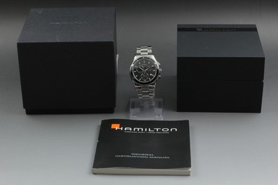【N MINT++ w/ Box】 Hamilton Jazzmaster H375120 Chronograph Men's Watch from JAPAN