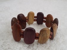 Wood Bead Stretchband Bracelet
