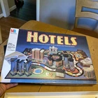 Vintage 1987 HOTELS Board Game Milton Bradley Real Estate Game 100% Complete