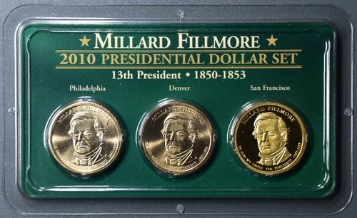 2010-P Presidential Dollar Millard Fillmore — photo from the most recent tracked eBay sale