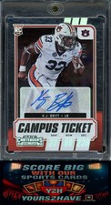 2021 Panini Contenders Draft Picks College Campus Ticket /99 KJ Britt Auto W/MAG