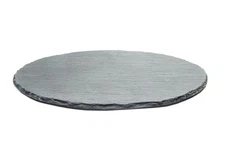 Fox Run 3808 Slate Cheese Board, Round Gray, 12 x 12 x 0.25 inches