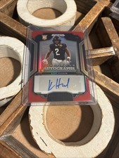 2025 Panini Prizm Draft Picks Auto- Red Prizm /399- Kobe Hudson #DPA-KHN