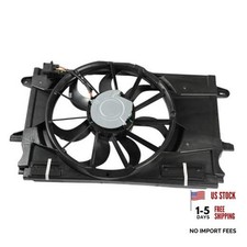 Black Radiator Cooling Fan 39013323 Replacement for Chevy Cruze 2011-2019