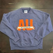 Vintage Russell Athletic Pro Cotton Auburn Tigers Sweatshirt Mens L USA
