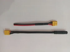RAD RadPower Adapter Cable --- RAD Female to XT60 Male --- 8" / 20cm long