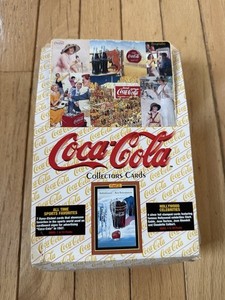 1995 Coca-Cola Series 4 Collectors Cards Box Over 200 Cards Packages
