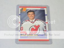 1990 Score American Martin Brodeur #439 Rookie Card Devils. rookie card picture