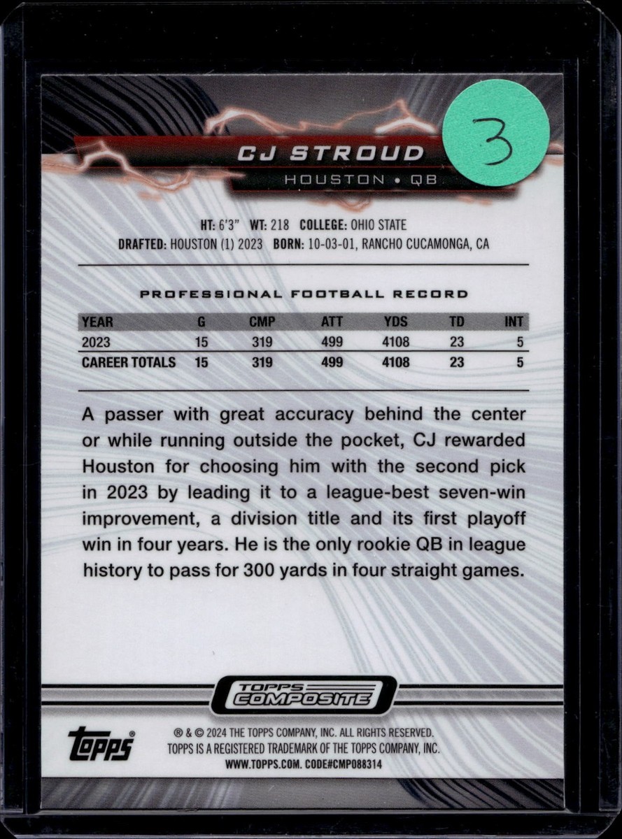 2023 Topps Composite #98 CJ Stroud | eBay