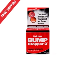 Bump Stopper 2 Double Strength Razor Bump Treatment | Aftershave For Men - 0.5oz