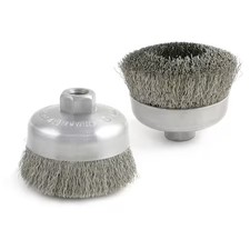 BRUSH RESEARCH BUC314 BUC314 Wire Cup Brush 3" Diameter, 1" Trim Length, 5/8-11