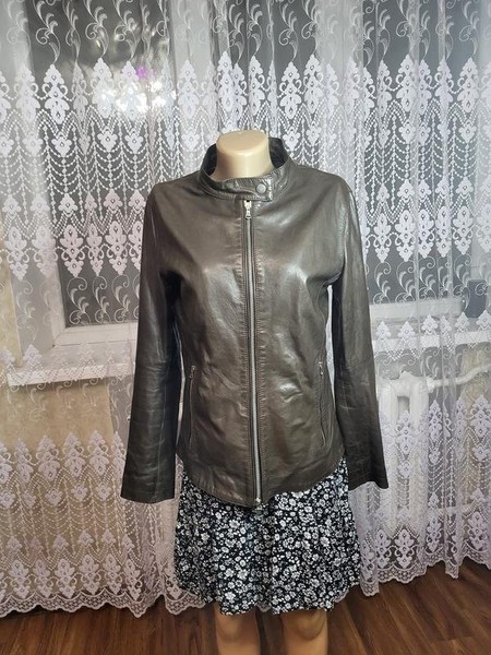 Women Graham and Marshall Jacket Brown Leather 44
